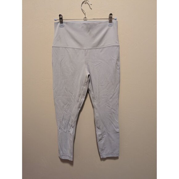 Lululemon Womens High-Waisted Leggings Size 8 Light Blue - Picture 1 of 5